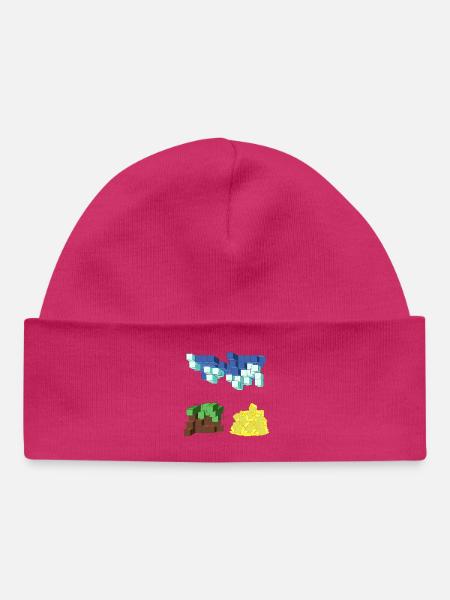 PASSAGE ONIRIC - Bonnet bébé bio - hot pink