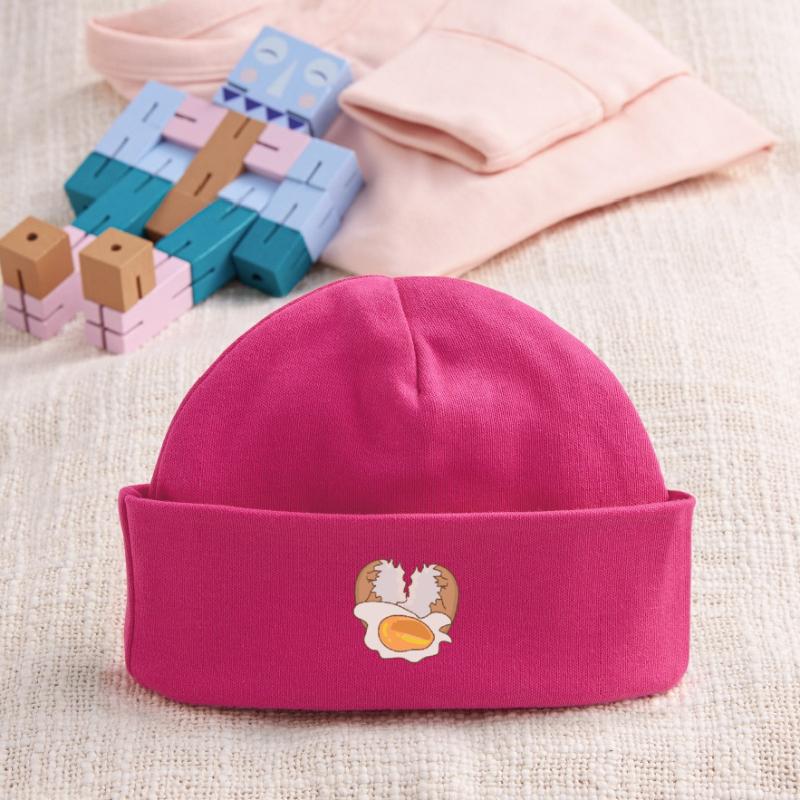 Mirror with eggshell Baby Organic Beanie