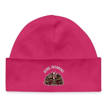 vienna austria cake luxury horse sweet - Baby Organic Beanie - hot pink - Front