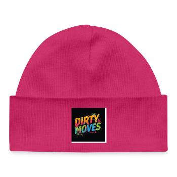 Dirty Moves - Baby Organic Beanie - hot pink - Front