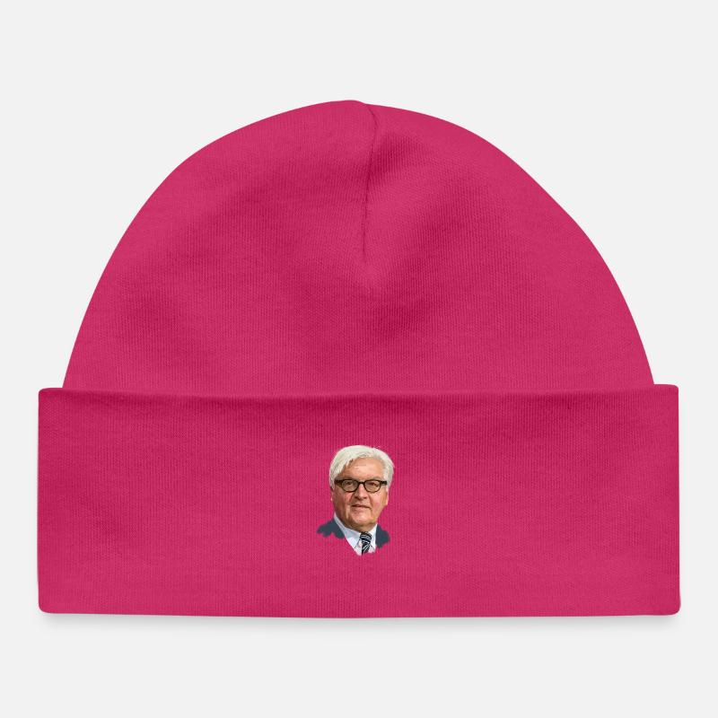 Frank-Walter Steinmeier - Baby Organic Mütze - hot Pink