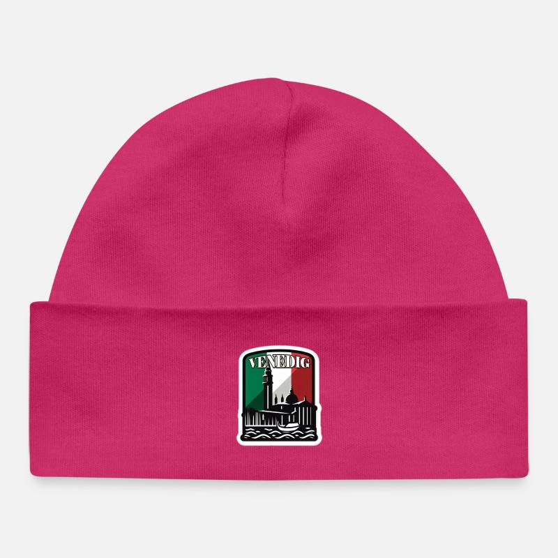 Viva Venezia - Bonnet bébé bio - hot pink