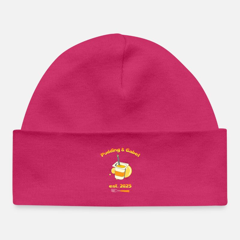 Pudding & Gabel Est. 2025 - Baby Organic Mütze - hot Pink