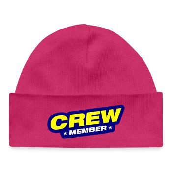 Crew Mitglied - Baby Organic Mütze - hot Pink - Vorne