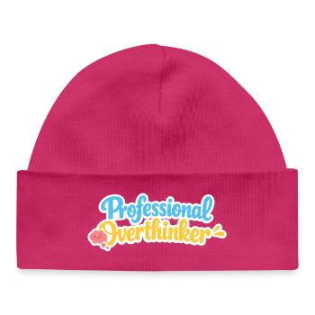 Professional OVERTHINKER - Baby Organic Mütze - hot Pink - Vorne