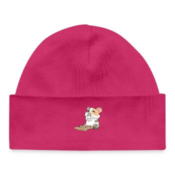 Guinea pig - Baby Organic Beanie - hot pink - Front