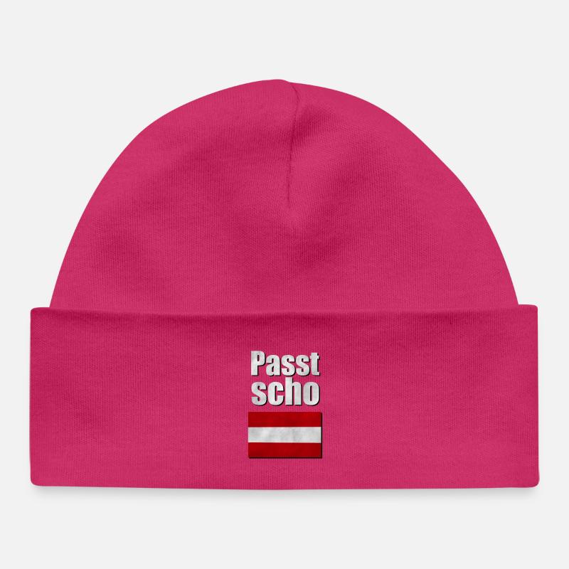 Passt scho - Baby Organic Mütze - hot Pink