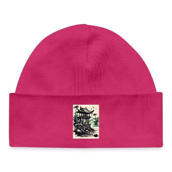 Waterfront Ink Pavilion - Baby Organic Beanie - hot pink - Front