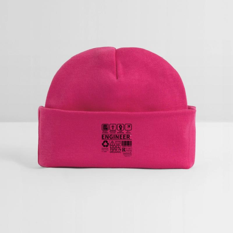 engineer multi tasking problem solving working Baby Organic Beanie