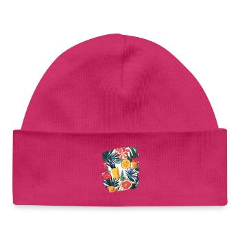 Sommer - Baby Organic Mütze - hot Pink - Vorne