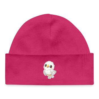 Cacatoès - Bonnet bébé bio - hot pink - Devant