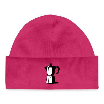 Espresso pot - Baby Organic Beanie - hot pink - Front