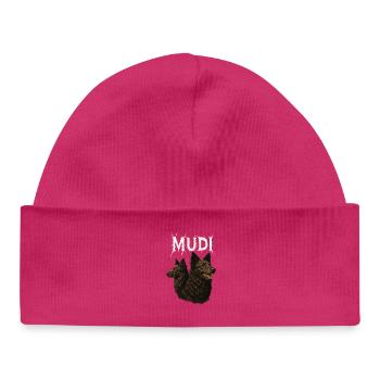 Mudi - Baby Organic Mütze - hot Pink - Vorne