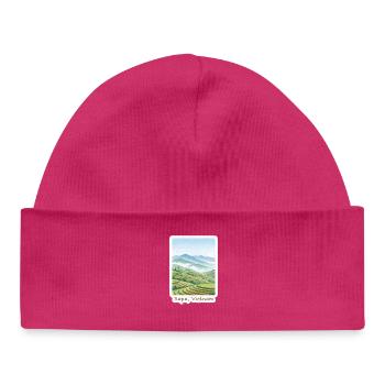 Sapa Terraces - Baby Organic Beanie - hot pink - Front
