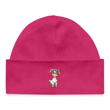 Cap Goat Sonnenbrille - Baby Organic Mütze - hot Pink - Vorne