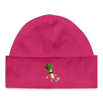 Lauch Fußball - Baby Organic Mütze - hot Pink - Vorne