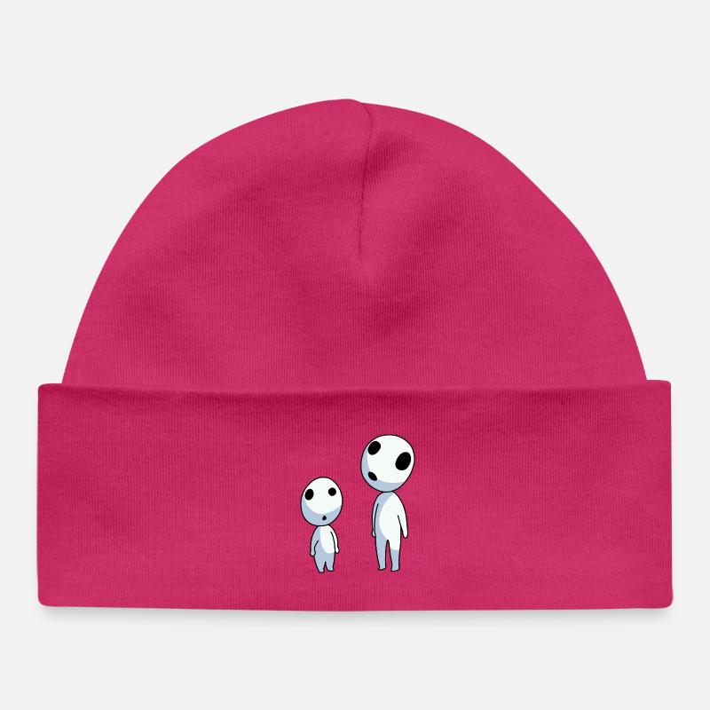Esprits de la forêt - Bonnet bébé bio - hot pink