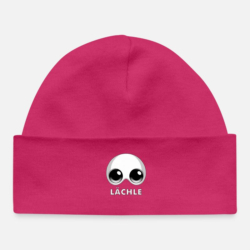 KOPF LÄCHLE - Baby Organic Mütze - hot Pink