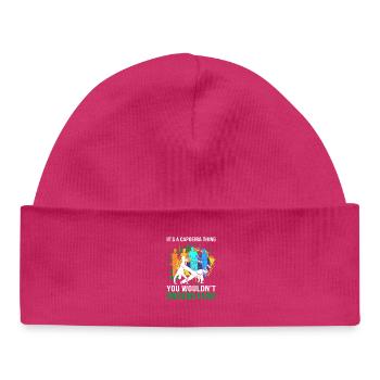 Capoeira - Baby Organic Beanie - hot pink - Front