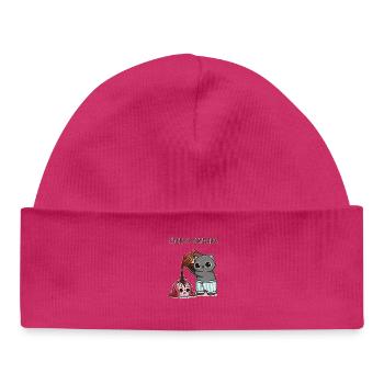 C’mon, Do Something – Kaffee für mein Gehirn - Baby Organic Mütze - hot Pink - Vorne