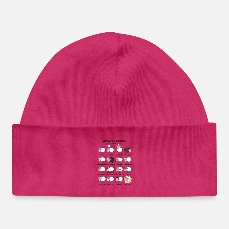 Excellente connaissance des moutons - Bonnet bébé bio - hot pink