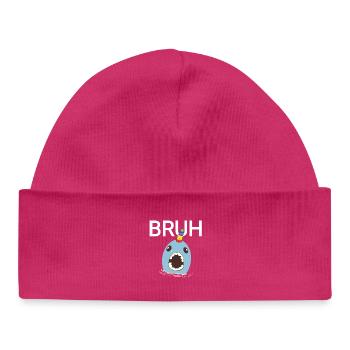 The fishes, kind of kawaii aesthetic flightless - Baby Organic Beanie - hot pink - Front
