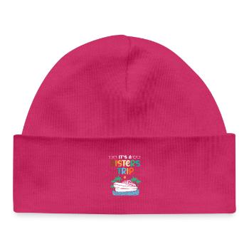Cruise Cruise Ship - Baby Organic Beanie - hot pink - Front