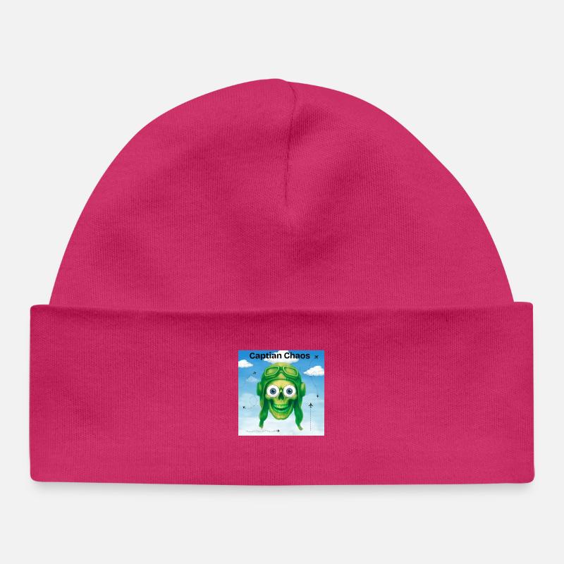 T-shirt Captain Chaos - Bonnet bébé bio - hot pink