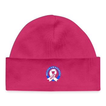 ME CFS - Baby Organic Mütze - hot Pink - Vorne