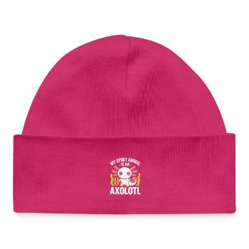 Mein Geist-Axolotl - Baby Organic Mütze - hot Pink - Vorne