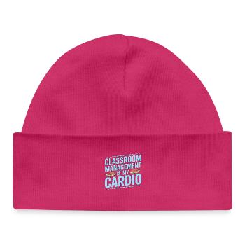 High School Teacher Classroom Management Education - Baby Organic Beanie - hot pink - Front