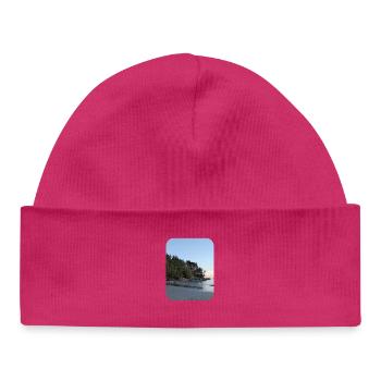 Tonquin Beach 1 - Baby Organic Beanie - hot pink - Front