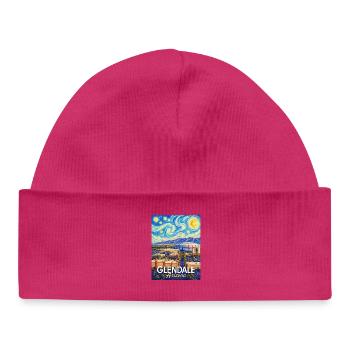Glendale Arizona Sternennacht - Baby Organic Mütze - hot Pink - Vorne