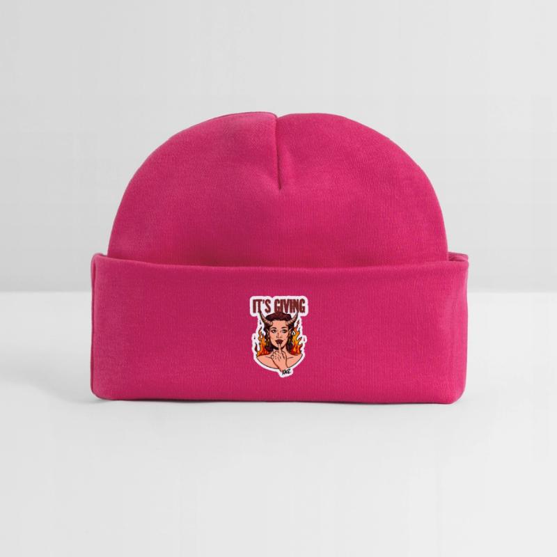 Devilish Diva Flame Baby Organic Beanie