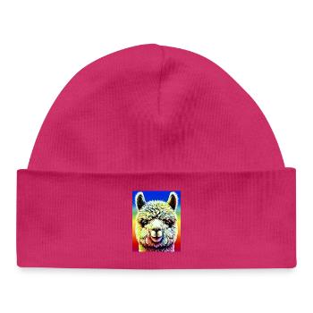 Alpaca - Baby Organic Beanie - hot pink - Front