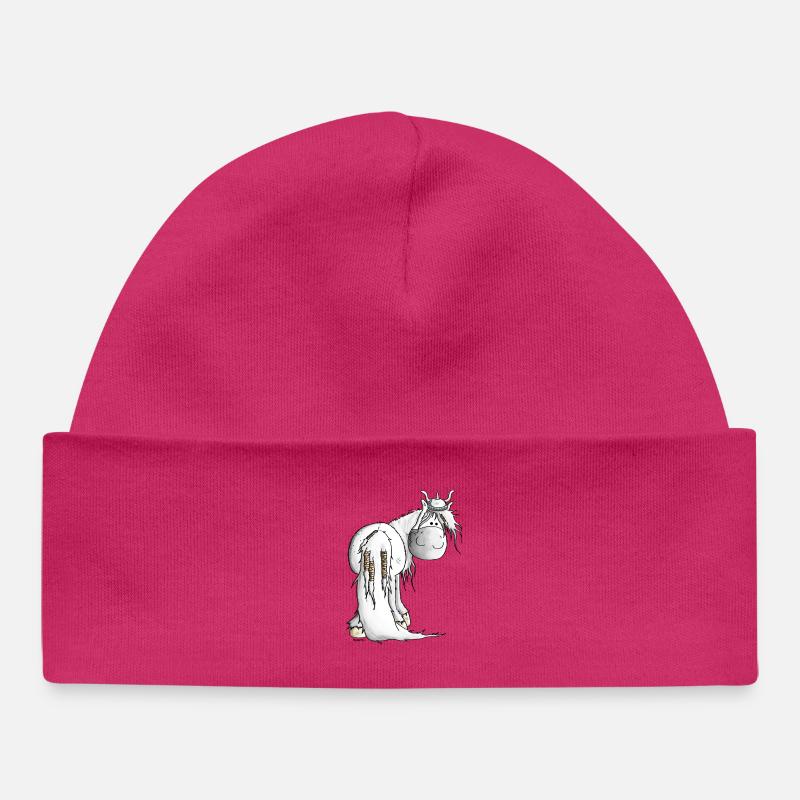 Viking Islandais Cheval - Chevaux - Bonnet bébé bio - hot pink