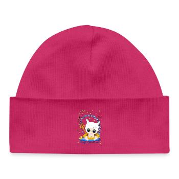 sternzeichen_aquarius - Baby Organic Mütze - hot Pink - Vorne