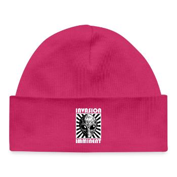 Alien Invasion Punk Kunstwerk - Baby Organic Mütze - hot Pink - Vorne
