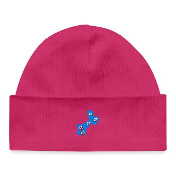 Languedoc Roussillon Region - Baby Organic Beanie - hot pink - Front