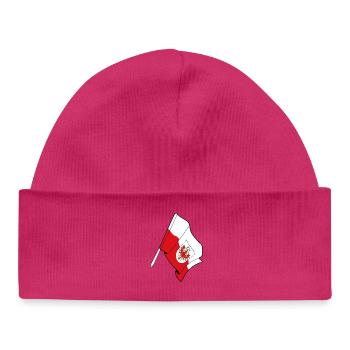 Drapeau de la province du Tyrol - Bonnet bébé bio - hot pink - Devant