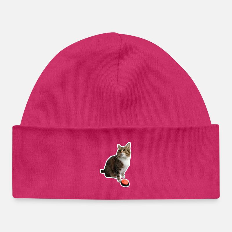 Missty je t'aime sans écriture - Bonnet bébé bio - hot pink