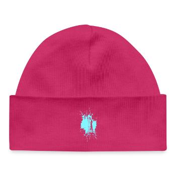 Statue de la Liberté dans une éclaboussure > Vector Graphic - Bonnet bébé bio - hot pink - Devant
