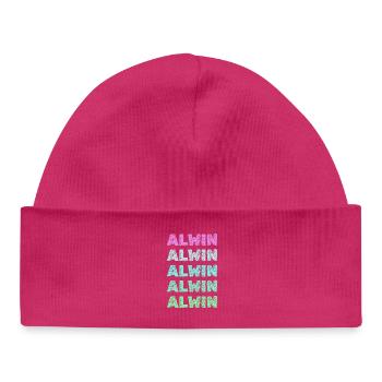 Alwin als Alwin - Baby Organic Mütze - hot Pink - Vorne