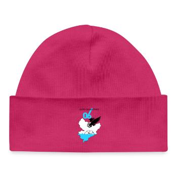 Alpes Maritimes - Baby Organic Mütze - hot Pink - Vorne
