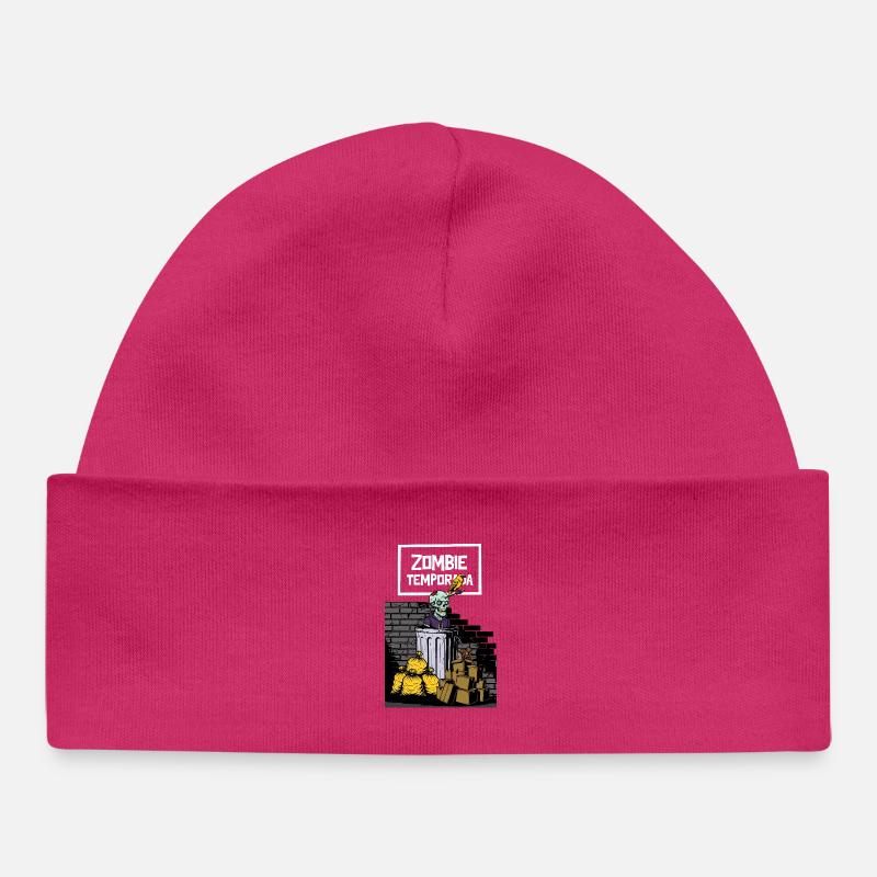 Saison des zombies - Bonnet bébé bio - hot pink