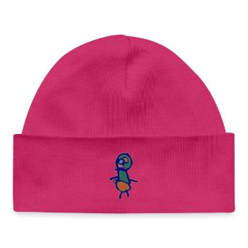 KIDS ART - Baby Organic Beanie - hot pink - Front