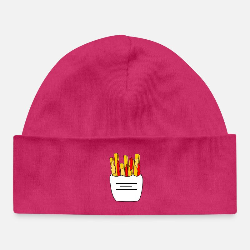 Pommes_Schranke - Bonnet bébé bio - hot pink