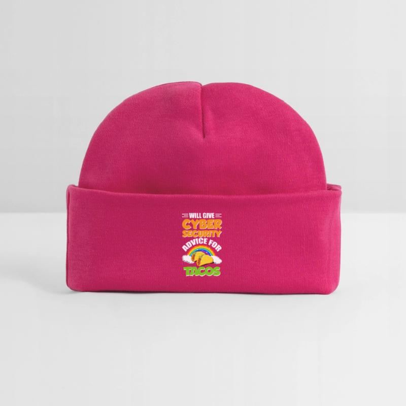 Funny Cybersecurity IT Support IT Security Network Baby Organic Beanie
