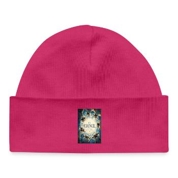Der Eulenrat – Mystic Circle - Baby Organic Mütze - hot Pink - Vorne