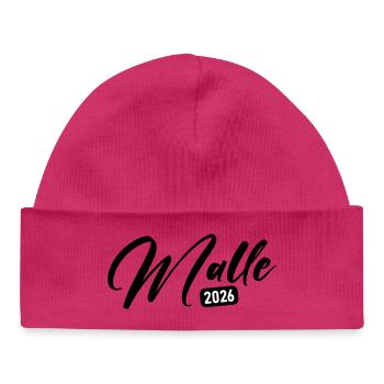 Malle 2026 - Bonnet bébé bio - hot pink - Devant
